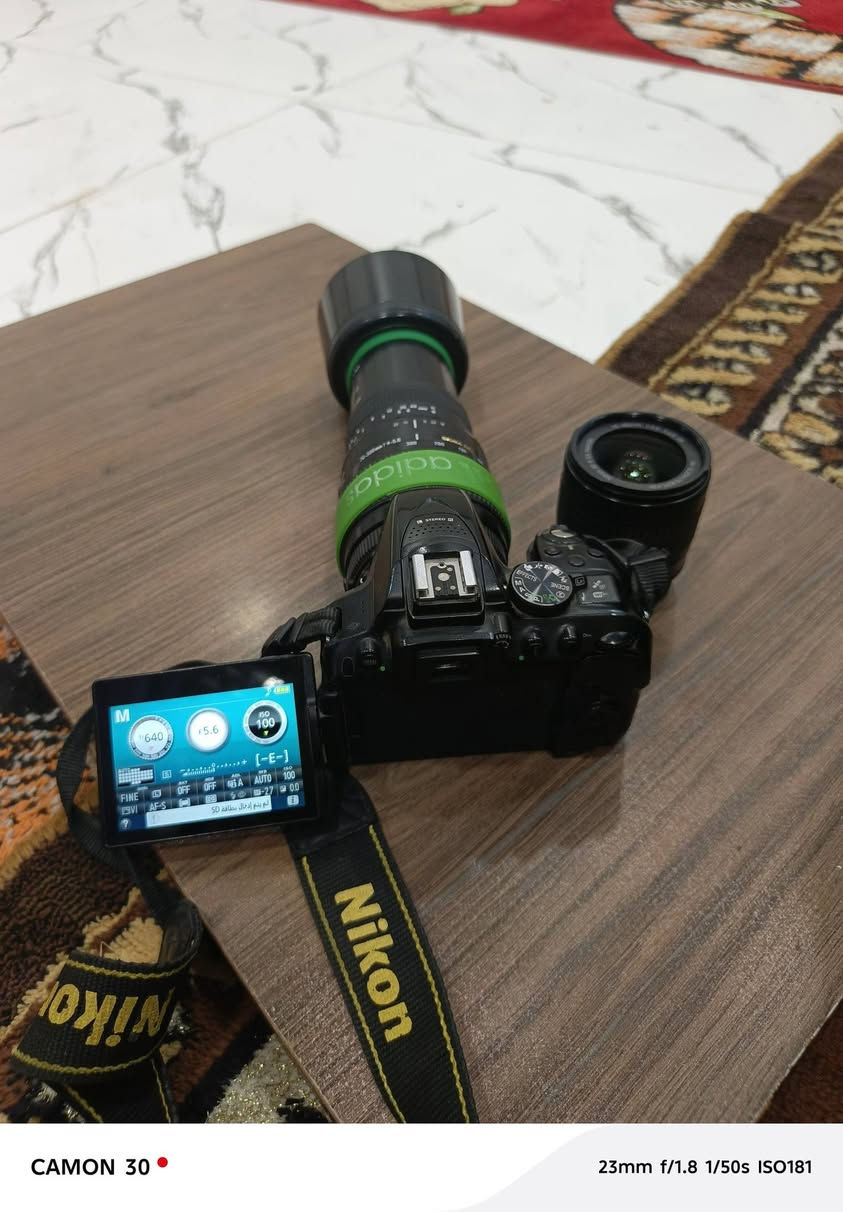 كامره d5300 مع ملحقات
زوم 70.300 + عدسه الاصليه 
+شاحنه+جنطه+حزام+رام.
سعر450


**إذا كنت صاحب هذا الإعلان وتريد حذفه لأي سبب، رجاءا أرسل رسالة إلى الدعم الفني**