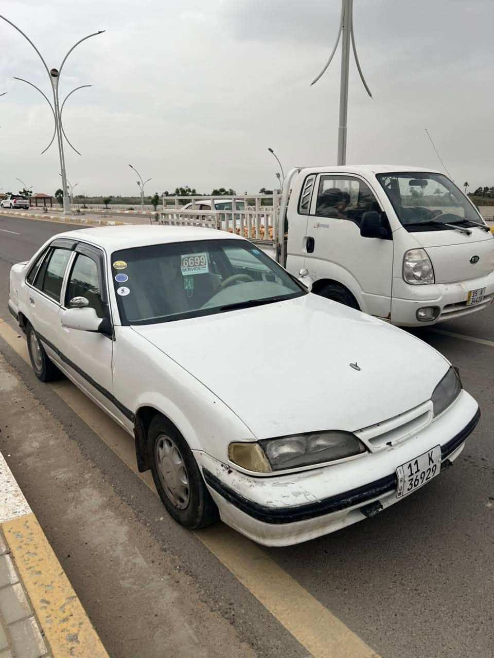 مكلف بالنشر للبيع فقط
برنس دايو موديل ١٩٩٤
محرك وكير مكفولات
صدر نضيف 
تبريد موشغال 
رقم بغداد بأسمي 
عنواني الفلوجه حي الشهداء 
السعر ٣٥ وبيها مجال 
***********
