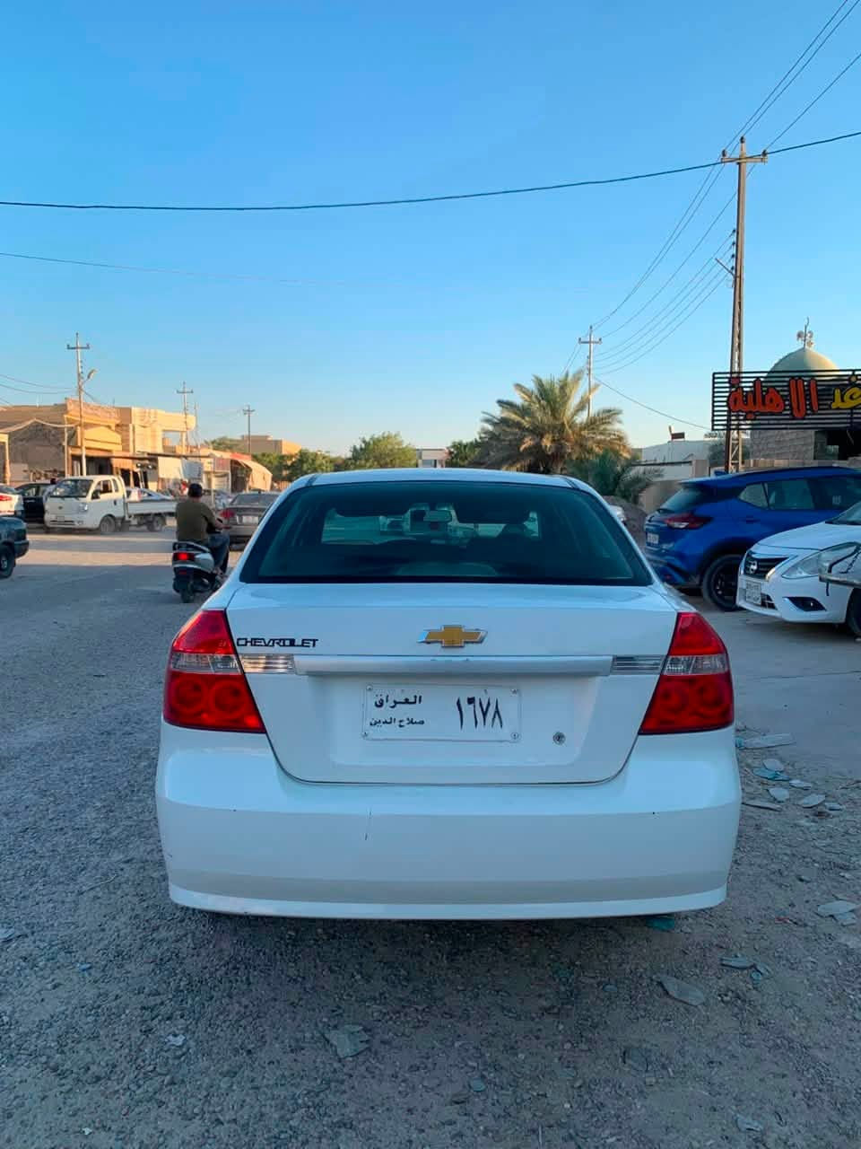 سلام عليك دايو جنتره مديل ٢٠٠٦صبغ عام بدون حادث كير ومحرك كورلا كير اوتو
سياره جاهزه بدون نقص 
شاشه ايباد 
منضومه زنًون
تخم تاير جديد 
صدر امامي خلفي جديد 
مكينه وكير جديد 
سعر ٤٥بيه مجال بصيط وترهم مراوس حسب القناعه
سياره سنويه منتهيه ٢٣شرط التحويل 
عنوان سامره ***********@
