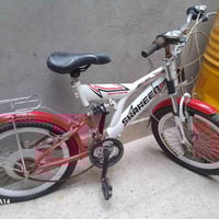 بايسكل همر دبل گير امامي خلفي  تايرات شوية عريضة  مناسب عمر 7-12   الس...