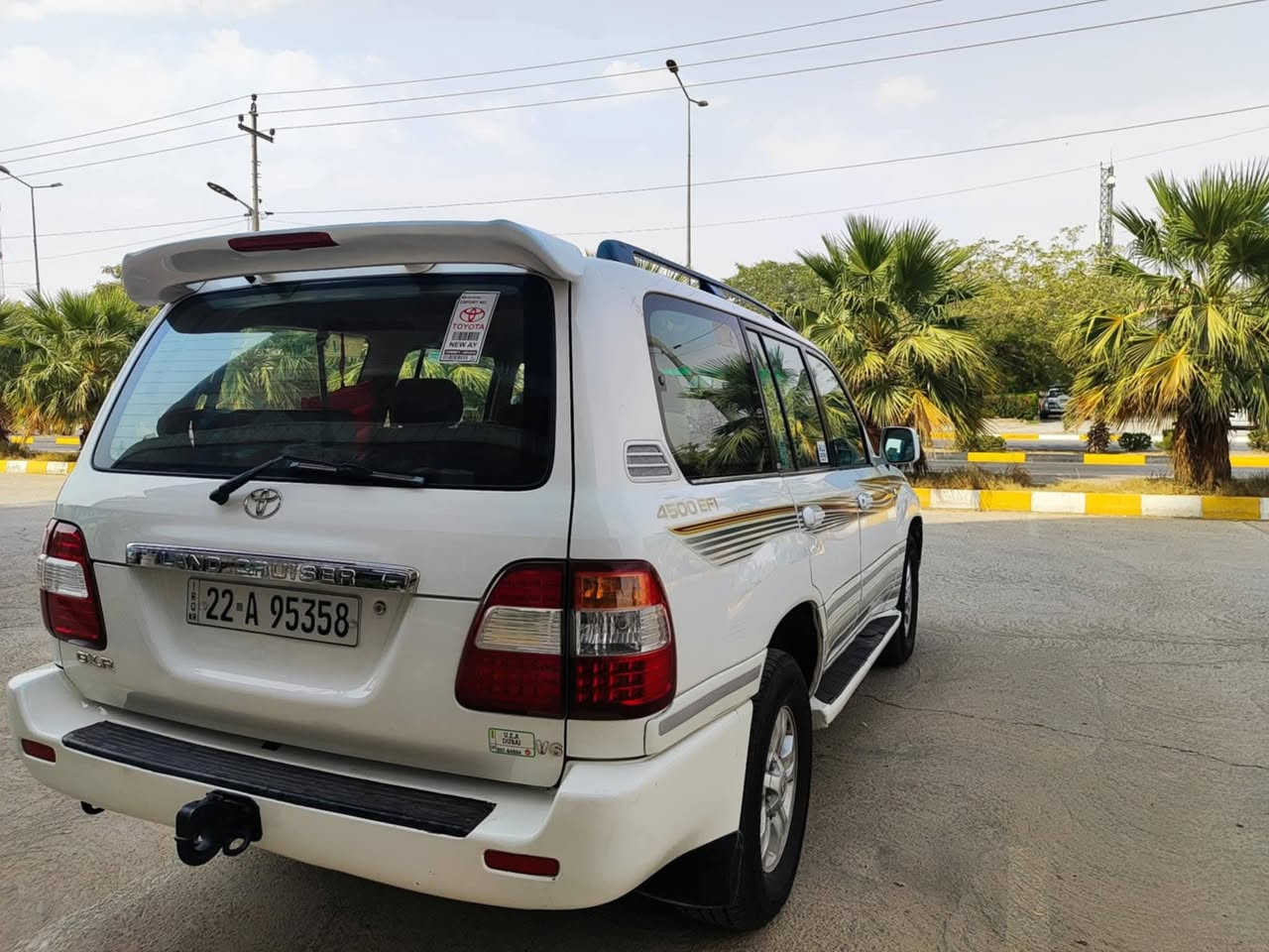 سلام عليكم
للبيع لاندكروز 2002
رقم أربيل هزة ال 2027
مكفولة كفالة عامة منظومة غاز 100لتر و بانزين
الاستفسار عن الرقم ***********
المكان بغداد جسر ديالى
السعر 170 و بيها مجال بسيط
غير متواجد عل الفيس
