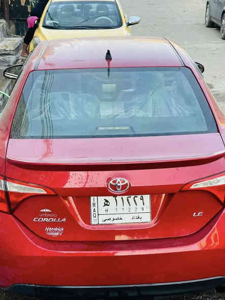 سلام عليكم كورلا 2015 ورد أمريكي LE ماشيه 84 ألف حادث بنيد او خشم الجملغ بدون دواخل بدون يرباك موصفات بصمت تشغيل مكينه 1800 مكفولات كير او مكينه 
رقم بغداد مميز السعر 120 او بيه مجال ***********
