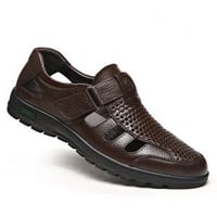 صندل رجالي • جلد طبيعي • توصيل