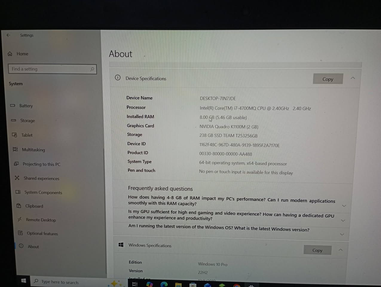 لابتوب Hp وماصفاته موجود بالصوره ويجي وياه كيبورد وماوس خارجي ويجي هديه وياه اثنين Hdd واحد 256G والثاني T1  وراح ينضاف اله G8Ram والسعر 350 بي مجال


**إذا كنت صاحب هذا الإعلان وتريد حذفه لأي سبب، رجاءا أرسل رسالة إلى الدعم الفني**