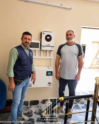 منظومة شمسية • ألواح ٦٠٠ واط • بطارية ٧٫٢٥KWH