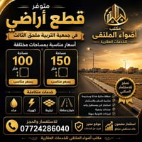 جمعية التربية الثالثة • ١٠٠م و١٥٠م • ماء كهرباء شوارع