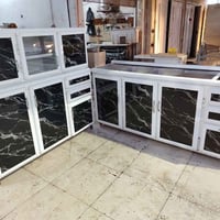 كونتر مستعمل نظيف سنك مترين وكونتر متر ونص وملحق متر ونص 250 الف 07748...