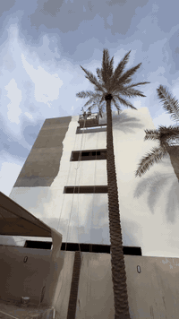 الونج للايجار النقل والشد علينا الارتفاع 35 متر 07712921423