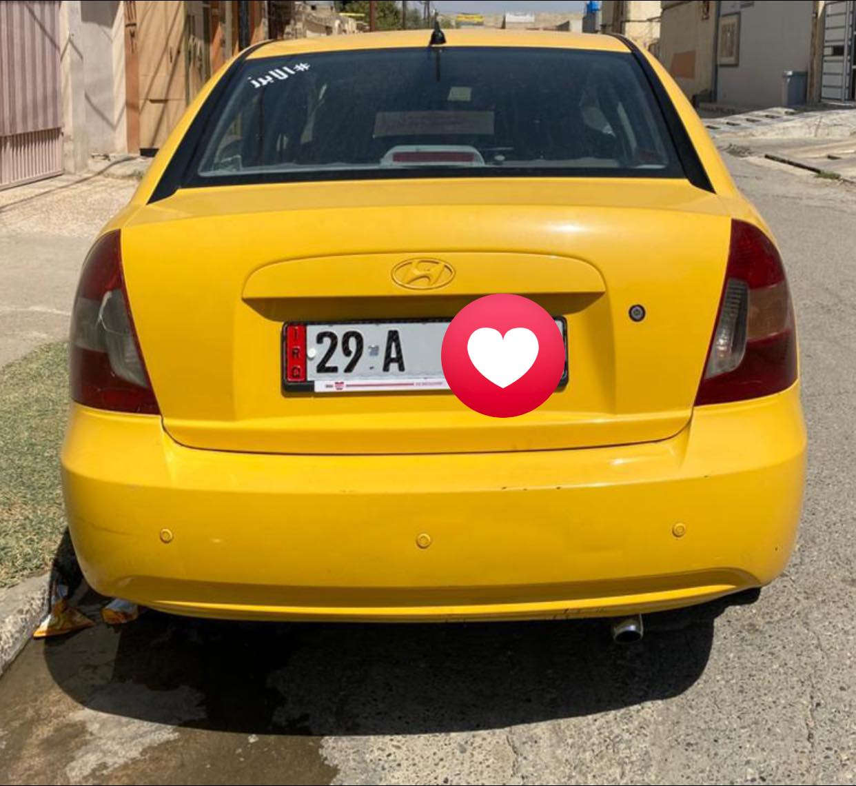 رمضان كريم شباب
شباب اكسنت دبدوب ٢٠٠٩ ضررها بأمريكا جاملغ خلفي 
وهنا جاملغ السكن (مثل الشخوط)بدون دواخل شرط
طخم تايرات جديد 
طخم امامي خلفي ما صار شهر من شديته
دوشمة جديدة درجة أولى 
منظومة غاز كلها مجددة وبيها كارت صيانة 
سيارة نظيفة ومتعوب عليها 
#السعر ٨٩ وبيها مجال الشراي العنوان موصل الأيسر 
#الاتصال  ***********
