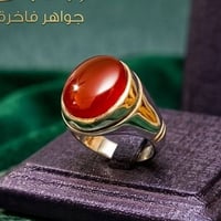 خاتم رجالي • عقيق يماني • خاتم عقيق • عقيق طبيعي • محابس رجالية • خاتم...