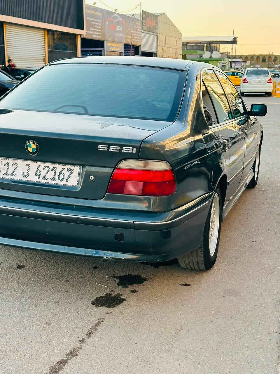 بي ام صقر 528
موديل 1997
سياره جاهزه لايتات mدعاميه mطخم تاير وويل جدد طخم امامي خلفي جديد شاشه كبيره تحكم ستيرن منضومه زينون سستم صوت منضومه تبريد جديده ثلج كير مال كصه 3وضعيات عادي اوتو سبورت داخل جلد اصلي سلايت طكتين كاربون بانزين سياره بسمي رقم دولي 
سعر 75 وبيها مجال قليل مكان سياره موصل
***********
