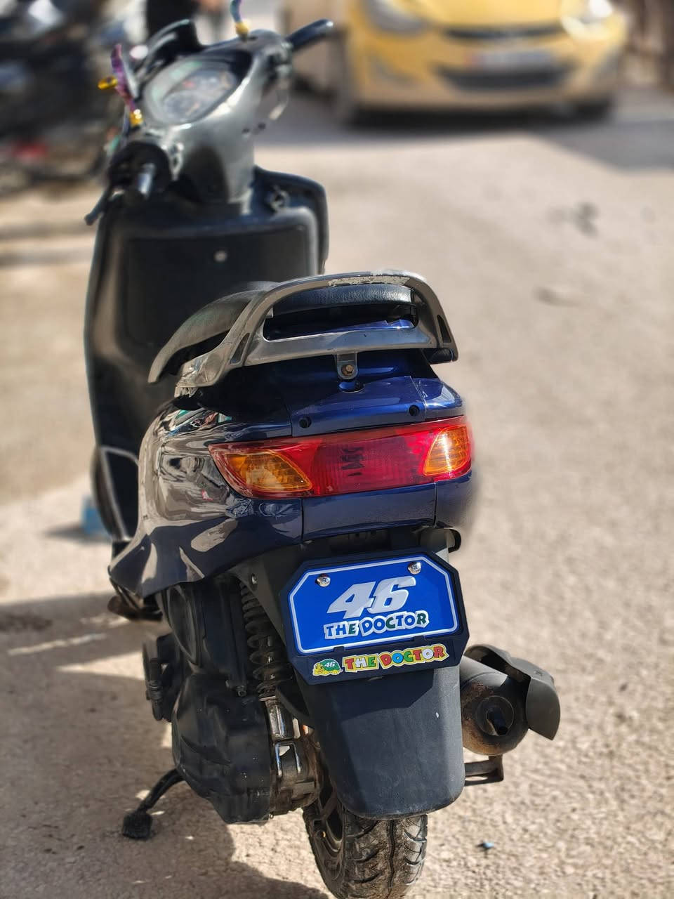 سلام عليكم دراجه فراشه فحل أصل مكينه ما مفتوحه شلعه ومعدل نضافه ميه بل ميه كهربايات كله شغاله تخم تاير جديد وكاله وزيرو السعر 525وبيها مجال حك الجيه العنوان نجف الرقم ***********
