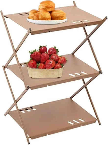 رفوف التخييم | شواية شواء بثلاث طبقات، رفوف التخزين المعدنية مثالية للمطبخ الخارجي ويمكنها تحمل سعة تصل إلى 65 كجم

سهلة الحمل: يمكنك بسهولة وضع الأرفف المحمولة في حقيبتك وأخذها للتخييم لأنها صغيرة وخفيفة الوزن وصغيرة الحجم وقابلة للطي.
للحجز والاستفسار راسل ماسنجر او واتساب ***********
