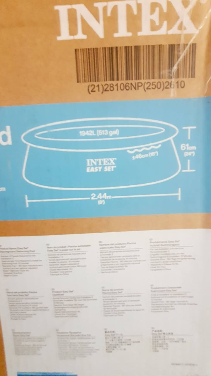 السلام عليكم 
مسبح INTEX جديد غير مستخدم ابد بس طالع من الكارتون والغرض من البيع اريد اشتري حجم اصغر السعر ٦٠ وبيها مجال 
***********
