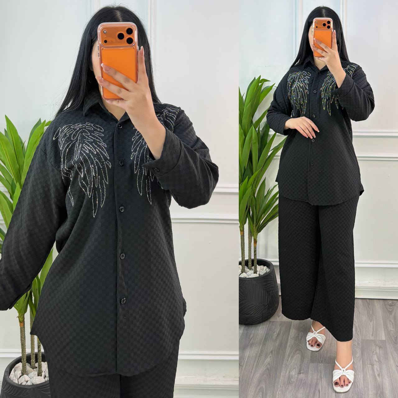 جديد كليآ
سوت نسائي ماستر كوالتي ستراس درجة اولى 

فري سايز يلبس جميع المقاسات قالب راهي 

خامه بهاري 

122 الف 

طول القميص 80
طول البنطلون 100 قياسات استندر
سعر مفرد 14


**إذا كنت صاحب هذا الإعلان وتريد حذفه لأي سبب، رجاءا أرسل رسالة إلى الدعم الفني**