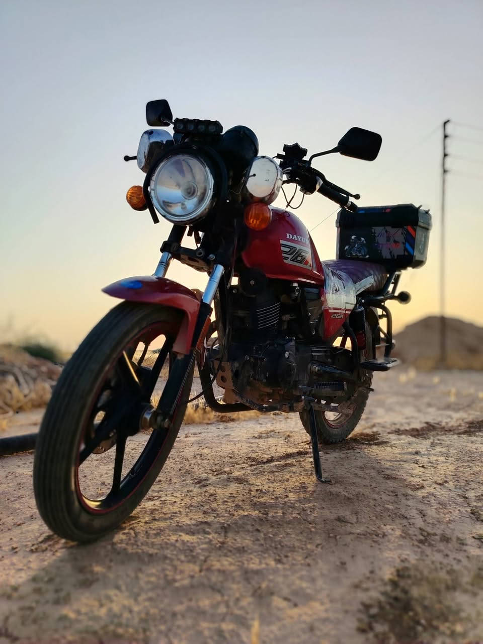 🌹السلام عليكم ورحمة الله وبركاتة 🌹
🏍 دايوان موديل 2022 مراوس بسيفان ويرهم بيع سعر 800وبيها مجال اتصال *********** مكان تكريت

