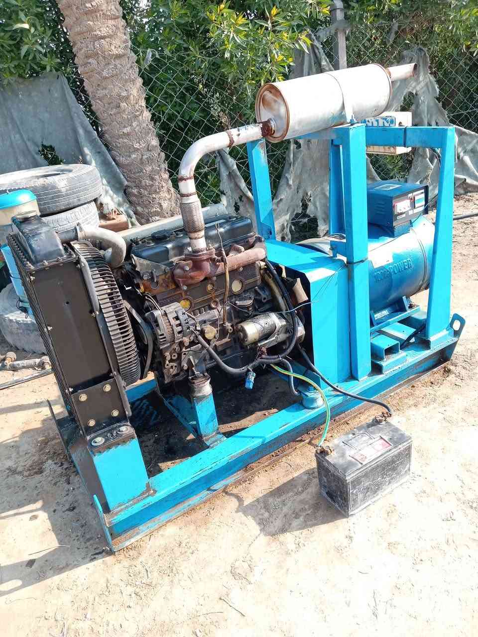 سلام عليكم البيع محرك دايو60حصان مع راس توليد 50kvفيز3 مكينه علئ وضع شركه  شرط لا صرف ولا بخار  مكاني حله جبله هاذه رقمي ٠*********** ملاحظه غير متواجد عل فيس تحياتي للجميع
