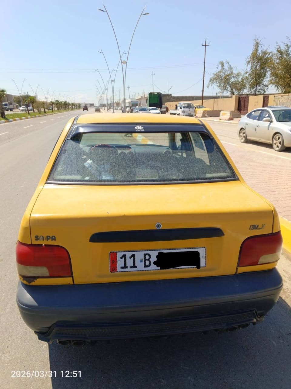 سلام عليكم ورحمة الله وبركاته
عندي سايبا موديل 2011

سياره مابيه اي نقص رقم 

بغداد الدولي بسمي 

تخم تاير جديد صدر جديد 

تبريد كهربائيات شغاله

سنتر لوك سياره بيه خيط 

تبخير بصيط تجي فقط 

تجي تكلب وشوف 

وتتطلع تراي وثاني 

يوم احولك فقط 

 

سعر سياره 30ورقه 

وبيه مجال للطيبين 

***********

***********

مكان السيارة تكريت
