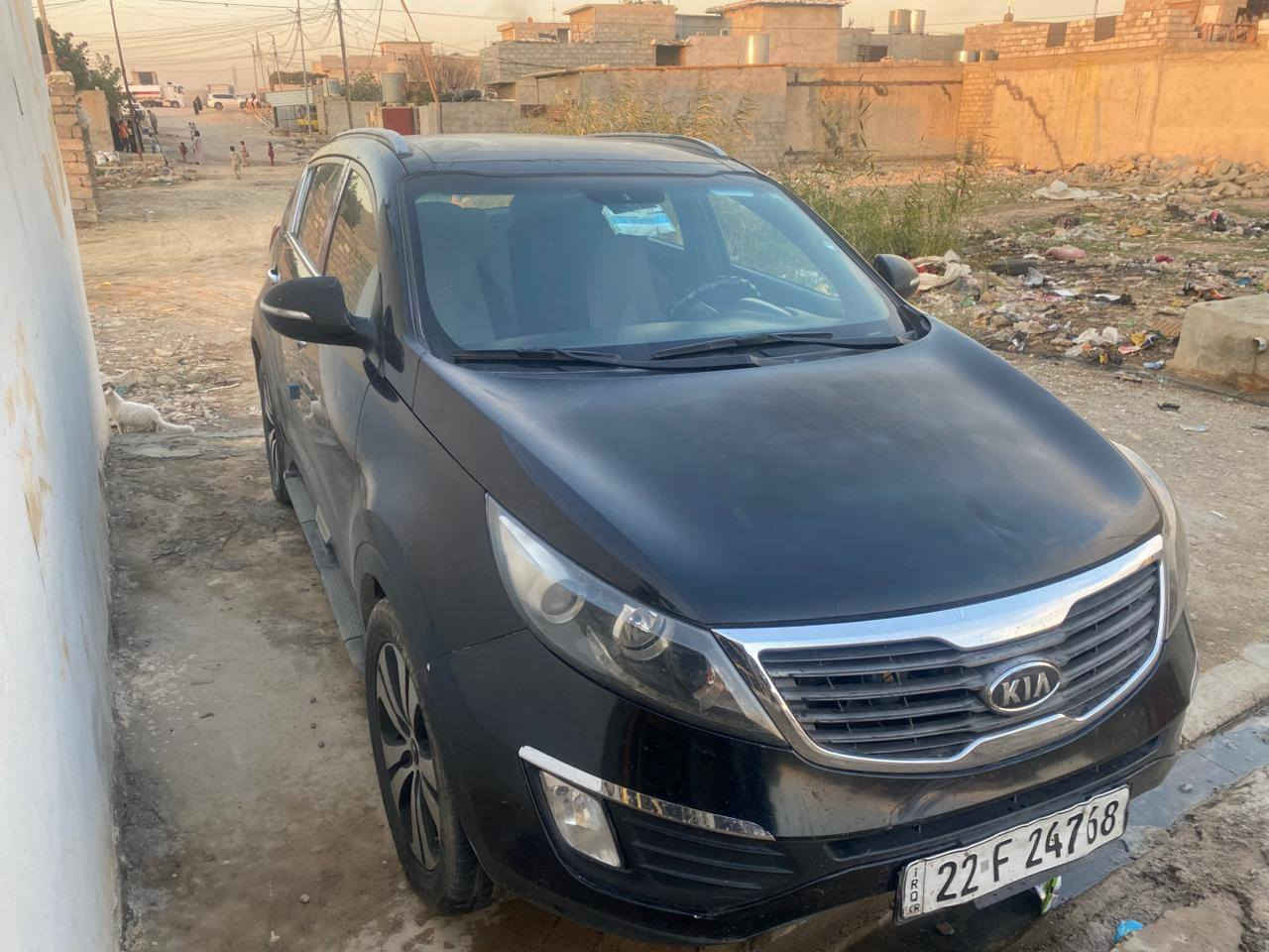 كيا سبورتج موديل 2012 رقم أربيل 
فول موصفات بنوراما المحرك نضيف
تبريد ثلج صبغ شبر جاملغ الأمامي بدون صبغ
السعر ١٣٠ ورقة بيها مجال مكلف بل نشر غير متواجد على الفيس
للتواصل حصرآ *********** مكان الموصل
