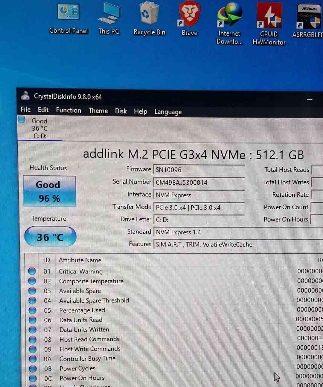 السلام عليكم ذاكرة 512 كيكا للبيع
addlink nvme ssd 512 gb
Gen 3x4 
نظيف حيل مثل ما موضح بالصورة والسرعات همين موضحة
سعره 80 الف قفل ومتوفر توصيل


**إذا كنت صاحب هذا الإعلان وتريد حذفه لأي سبب، رجاءا أرسل رسالة إلى الدعم الفني**