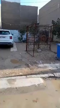 قطعة ارض للبيع مساحة ٢٠٠ متر الواجهة ١٠ النازل ٢٠ ملك طابو صرف الموقع ...