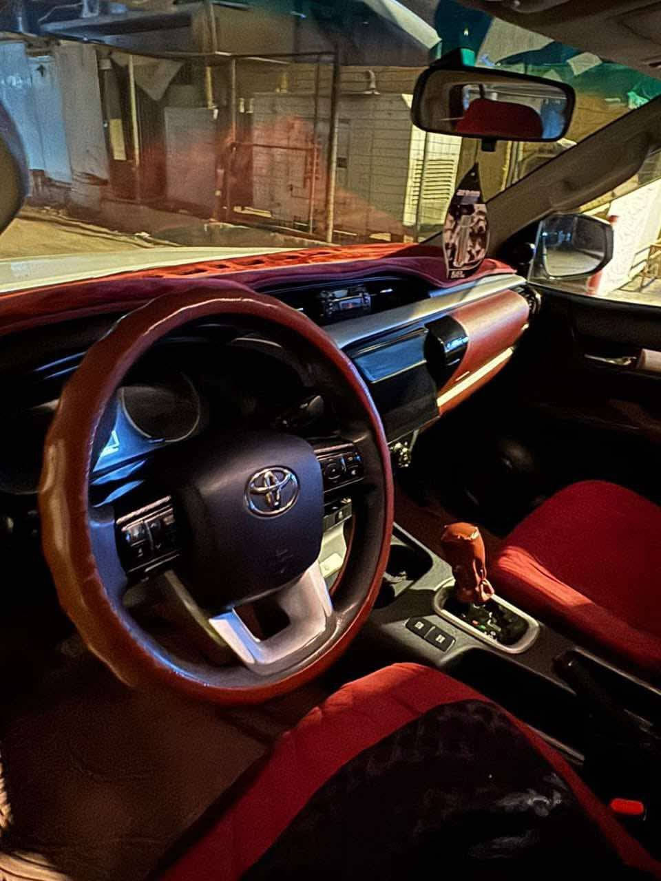 السلام عليكم بيك آب هايلوكس 2019 فول مواصفات كويتي فور ويل تبريد تدفئه كشنات كشاف ضباب مانع تزحلق نضام ايكو اقتصاد بانزين وبور سبورت. شاشه ترحيب كيجات الكتروني شاشه وكامره تبريد قطعتين امامي خلفي كير اوتماتيك تبريد تحكم شاشه حساسات خلفيه مكينه كفاله 2700 وكير كفاله  رقم اربيل  انگليزي سنويه وهزه جديد بااسمي تحويل مباشر بطاريه جديد تبديل زيت مكينه وگير جديد 
صدر جديد  كفاله عامه من الصبغ فقط بارد  خفيف جدآ ملصق السونار في المنشور   
السعر275 وبيه مجال بسيط    مكاني ديالى بعقوبه
***********
