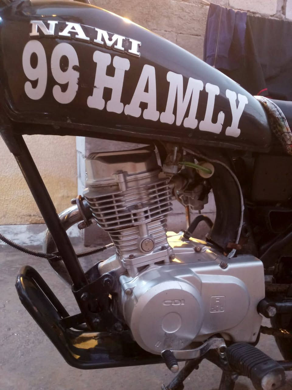 دراجه ايراني نامه ادوات سعر  600وبيها مجال لمكينه جديده وممفتوحه بس لقبق مال لمكينه مفتوح مفيلسين دراجه فقط مكاني بصره ابو لخصيب عويسيان ***********
