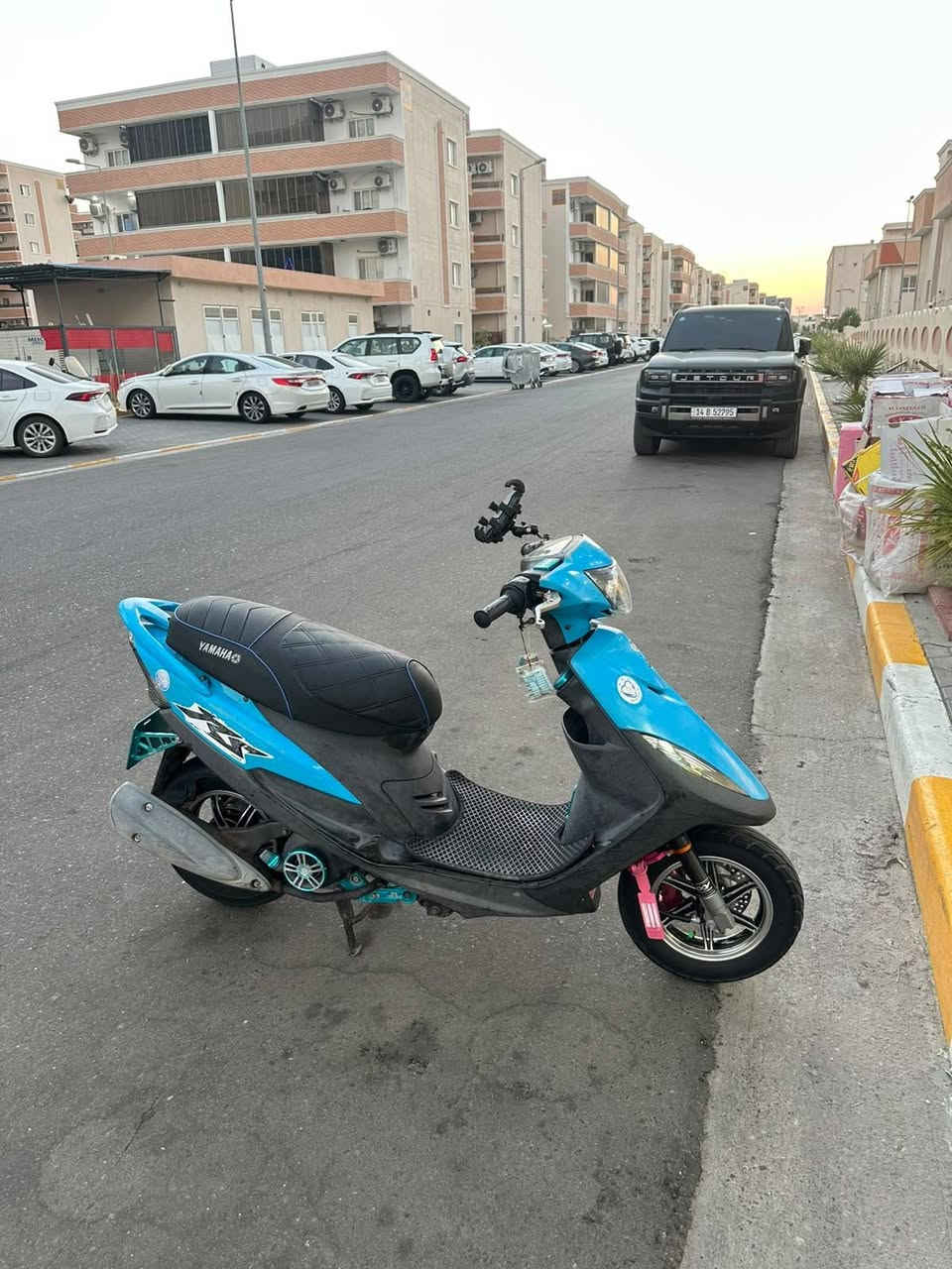 سلام عليكم البيع ماكس عدلة كفالة عامة كفرات كلها ختم واحد تزويد مفول دبل Dy دراجة مال جناي للون ميز سمائي عينة تزويد دراجة علة وضع الشركة بيعة خير من الله تزويد كلجات رياضي امامي خلفي العنوان البصرة رقم ***********
