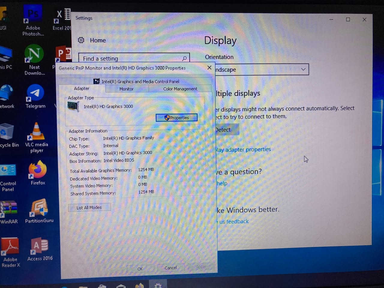 السلام عليكم
للبيع لاب توب hp pavilion g6 series
المعالج : core i5 2450M 
الرام : 4 GB 
كارت الشاشة داخلي : 1GB
الهارد  :HDD 500
الماوس والكيبورد ؛ يعمل 
البطارية : اقل من ساعة 
الشاشة : تعمل 
الواي فاي والبلوتوث :يعمل
الصوت ؛ يعمل 
منفذ العرض : يعمل HDMI - VGA  
الضرر : لايوجد كسر 
النظام التشغيل : ويندوز ١٠ مع البرامج 
التطبيقية والتعاريف 
الشاحنة : تعمل 
 
منافذ  USB : لاتعمل  على الفلاشات او اجهزة 
التخزين الخارجية 

السعر 70 الف 

واتساب 
للتوصل : ***********
