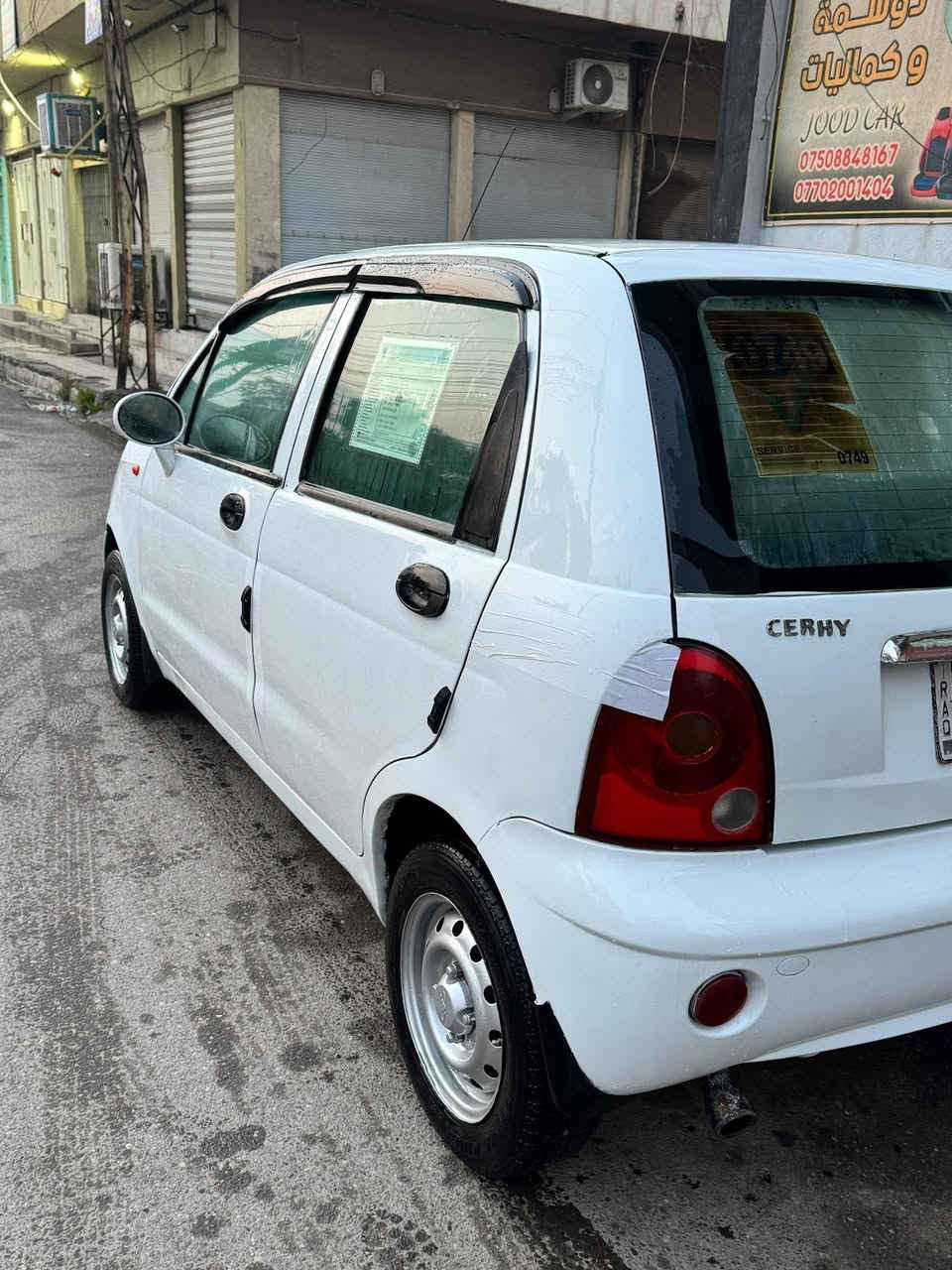 السلام عليكم 
QQ 2013
سنويه 25 عظم 
شرط التحويل 
كابون بانزين 
صبغ شبه احزام 
بدون ضرر ولا معجون 
محرك نفخ
تدفئه وايرمنيه كيجات كلها شغاله 
***********
سعر 28 $
