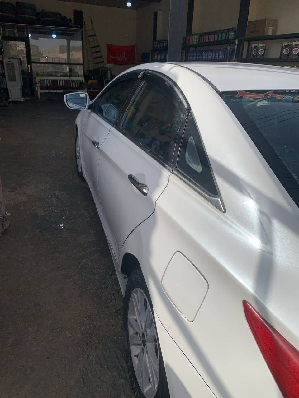 ياالله سوناتا كوري موديل 12 بصمه جلد محرك دوش لون ابيض مميز عنوان بابل سعر 105 وبيه  مجال حك جيه  ***********
