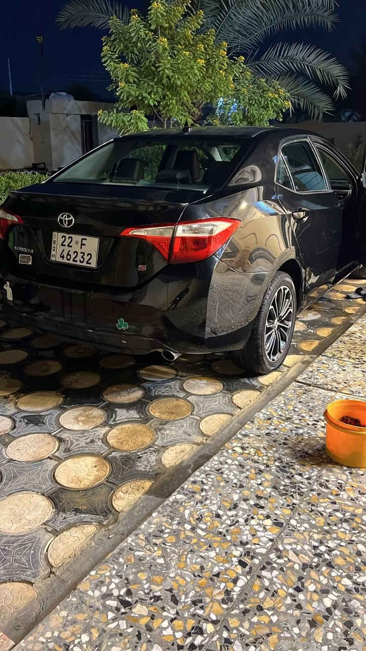 كورلا 2016
مواصفات S فول 
ضرر بنيد 
رقم اربيل 
السعر 127 وبيها مجال 
هاتف ***********
