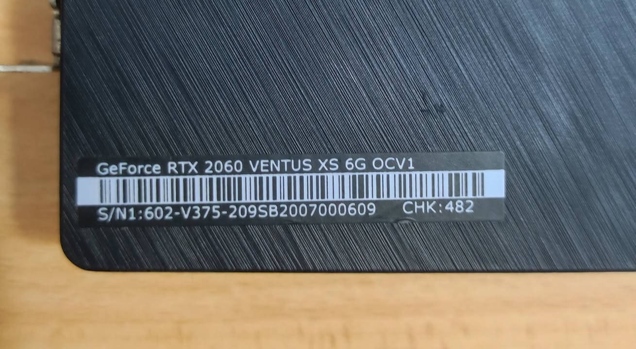 السلام عليكم 
كارت شاشه للبيع 
RTX 2060 6G MSI VENTUS 2X 
مستخدم نظافة فول غير مفتوح 
السعر 200 الف قفل سعر ثابت 
مكاني بغداد


**إذا كنت صاحب هذا الإعلان وتريد حذفه لأي سبب، رجاءا أرسل رسالة إلى الدعم الفني**