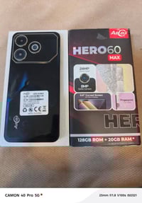 ،،، تلفون جديد بعده بجيسه .. غير مستخدم  Hero هيروم ماكس 60 ذاكرة 128 ...