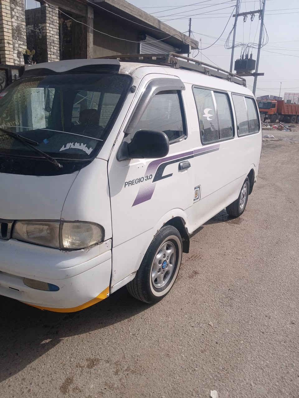 سلام عليكم كيه بريجو موديل ١٩٩٧واصط       بسمي هزه جديده سنويه ٢٠٣٠تنتهي سياره كير مكينه اكسن صدر امامي خلفي فول غرفه زينه يرادله ترتيب السياره سياحي مستعجل علا بيع السعر ٥٥وبيه مجال مكان ابو غريب ابو منيصير *********** وبيه واتساب مو شراي لا يكسر بحلال
