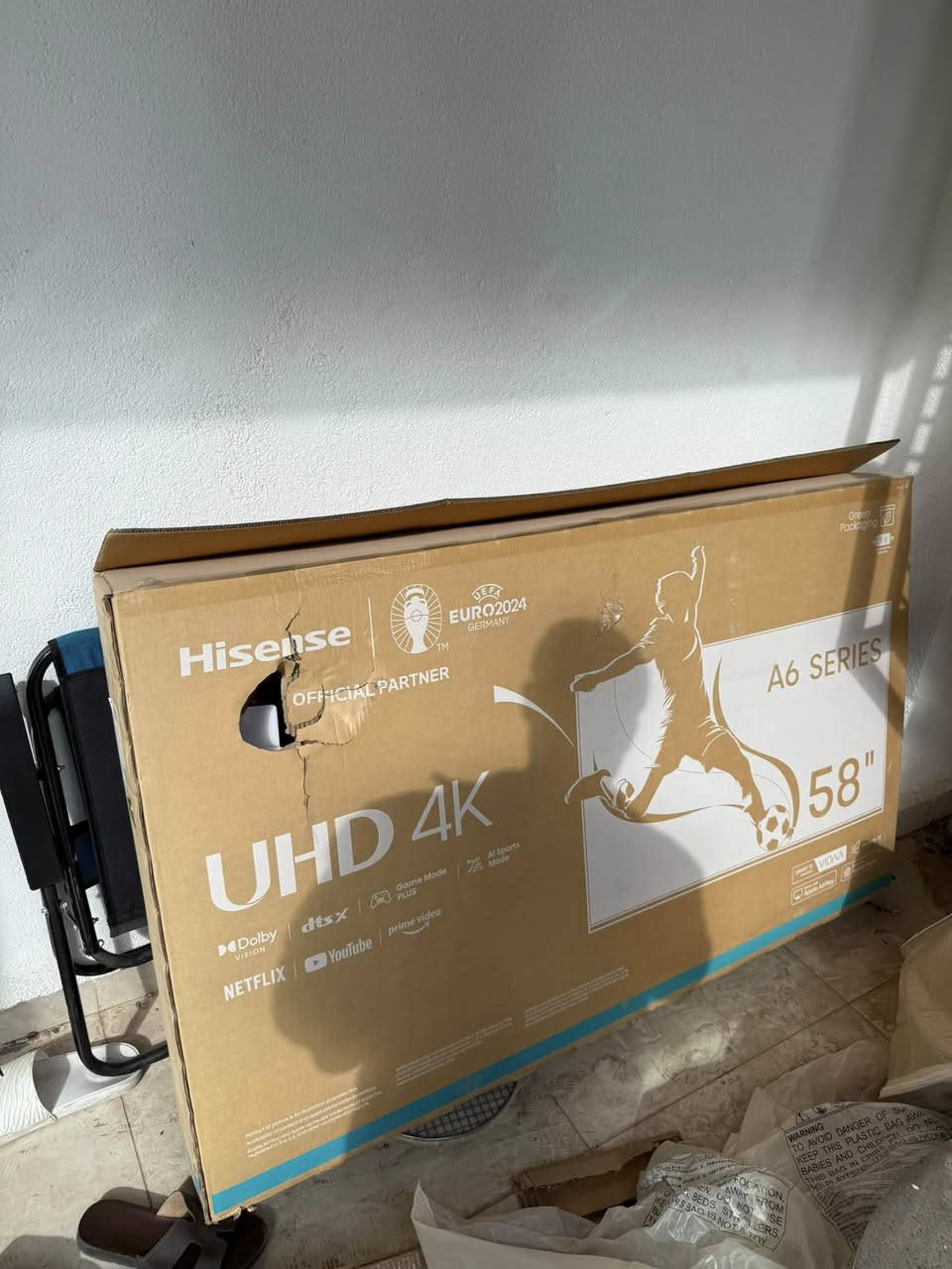 تەلەفزۆن هایسێنس 4k
نێتفلیکس و یوتوب و دارو بەردی تێدایە زۆر نوێە نرخی 
٥٠٠ هەزار


**إذا كنت صاحب هذا الإعلان وتريد حذفه لأي سبب، رجاءا أرسل رسالة إلى الدعم الفني**