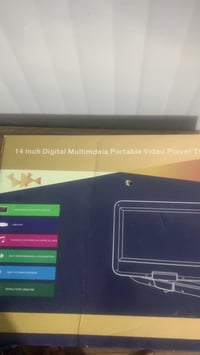 DVD محمول • شاشة 14بوصة • HDMI USB