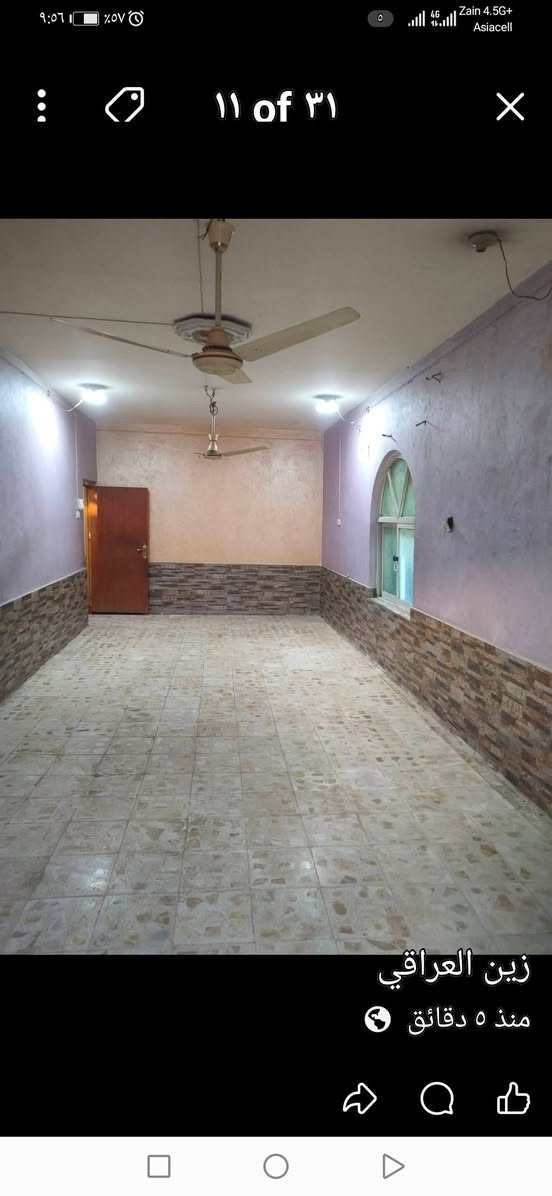 بيت يجار مساحه 120 متر طابق واحد في سكان صناعيه سعر 300 الف .مراجعة مكتب 🏢 التساهل… العقار ***********
