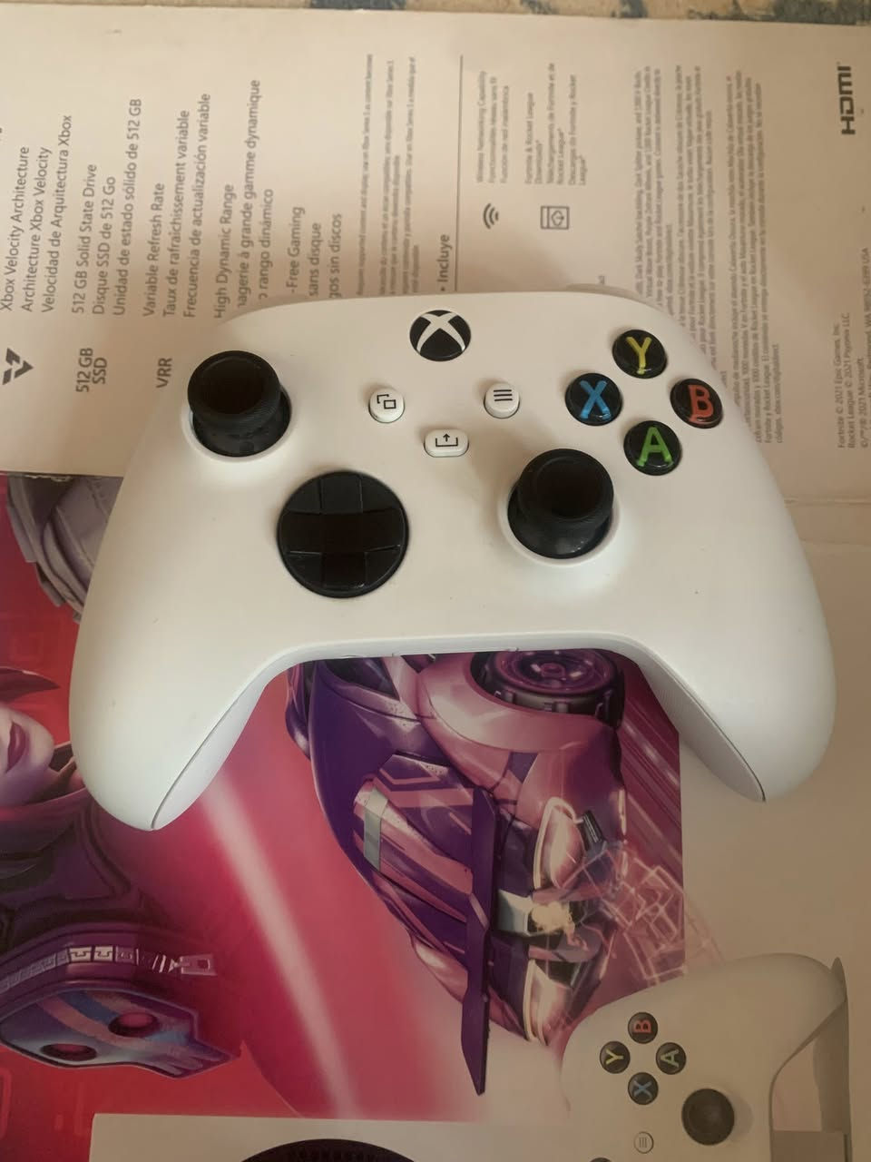 اكس بوكس سيريس إس إصدار ٢٠٢٤ ضمان ما مفتوح النضافه ١٠٠٪ وجميع ملحقاته موجوده على وضع الشركه و قبل شهرين اشتريته ١٣٠ ألف السعر كامل s
الاكس بوكس ب ٤٢٠ وبي مجال بسيط ملاحضه بيه كيم
باس شهرين


**إذا كنت صاحب هذا الإعلان وتريد حذفه لأي سبب، رجاءا أرسل رسالة إلى الدعم الفني**