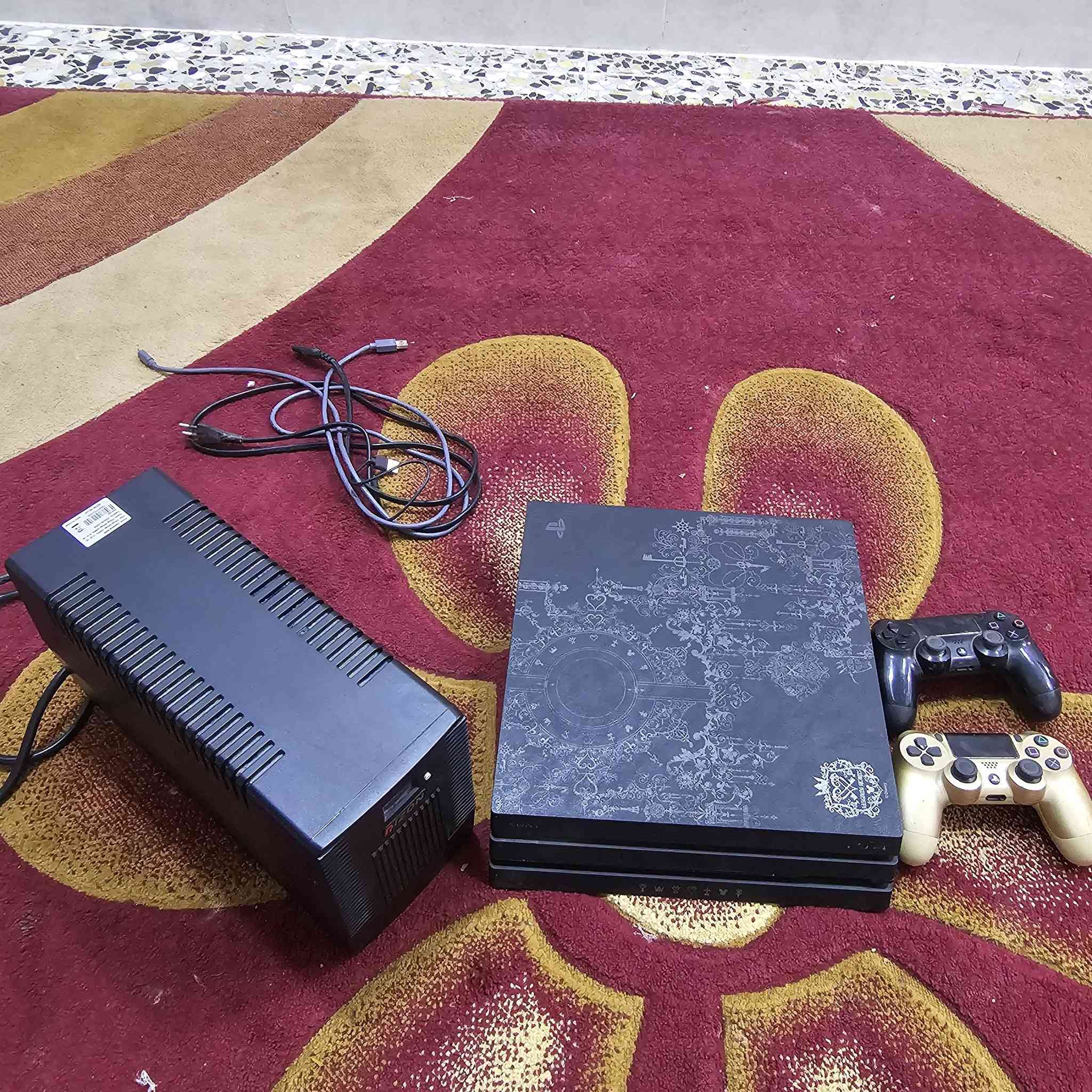 السلام عليكم بلي فور برو باندل مهكر نضام ١٢ لك ستيكر ما مفتوح برغي نضافة ٩٥  يدات ٢ اصليات يو بي اس ٢٠٠٠واط اوف لاين  استعمال شهر الله شاهد بعدة جديد اشتريتة ١٥٠ الف  الالعاب تومب رايدر ريد ديت جيتي اي بتل فيلد ١ وبتل فيلد ٥ وبيس ٢٠١٨ وكول او ديوتي كل الاجزاء هواي العاب الجهاز معروض ٤٥٠ الف توصيل داخل بغداد موجود ***********
