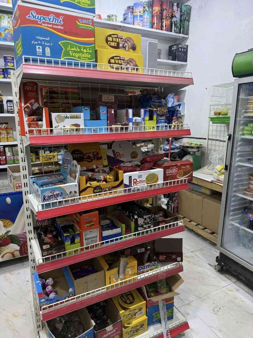 متاح محل اسواق كامل للبيع
برادات 
رفوف
سفينة
فاترينات


**إذا كنت صاحب هذا الإعلان وتريد حذفه لأي سبب، رجاءا أرسل رسالة إلى الدعم الفني**