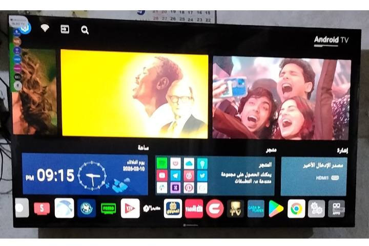 شاشه الجي سما حجم 55 جديده بالكارتون فول انترنت 4 كي ستلايت داخلي احدث اصدار السعر 370 هاتف *********** بصره
