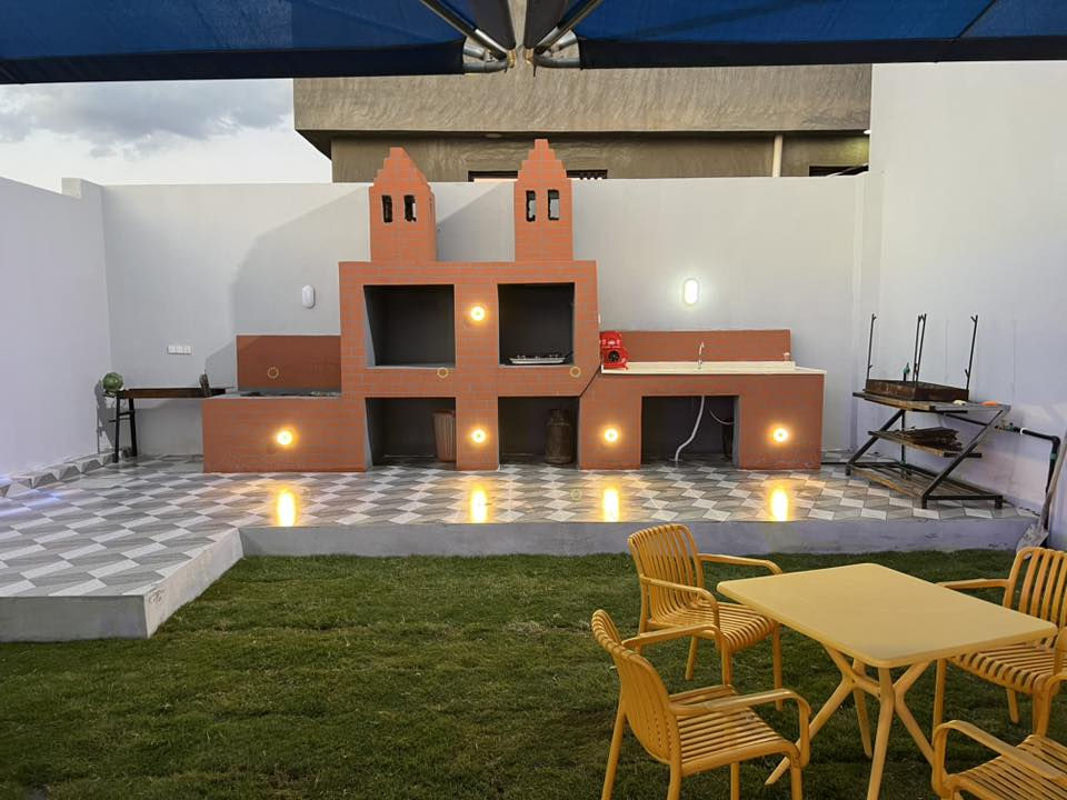 🌴Fiona Resort - منتجع فيونا
بمظهر عصري حديث 

-منتجع حديث ومتكامل
- مسبح كبير
-مسبح اطفال
-صالة كبيرة مؤثثة ومكيفة 
-غرفة نوم زوجية 
-غرفة ثانية تحتوي على آسرة عدد (٣)
-مطبخ مجهز كامل ومكيف
-حمام وخارجي شرقي وغربي
-منطقة الباربكيو متكاملة للشواء
-العاب للكبار (بليارد + فيشة)
-العاب اطفال متعدده (٥) العاب
-شاشات عرض عدد ٢ داخلية وخارجية 
-جلسات في الحديقة للاسترخاء
- شلال داخلي وخارجي
-طاولات طعام عدد (٤)
-كهرباء مستمرة ومتواصلة 24 ساعة
-كراج سيارات داخلي 
-انترنيت

يوجد خدمة توصيل للمنتجع  ليصلك كل ماتحتاجه لداخل المنتجع على مدى 24 ساعة

 العنوان : محافظة صلاح الدين- قضاء بلد خلف شارع الفرات.
 للاستفسار ***********
