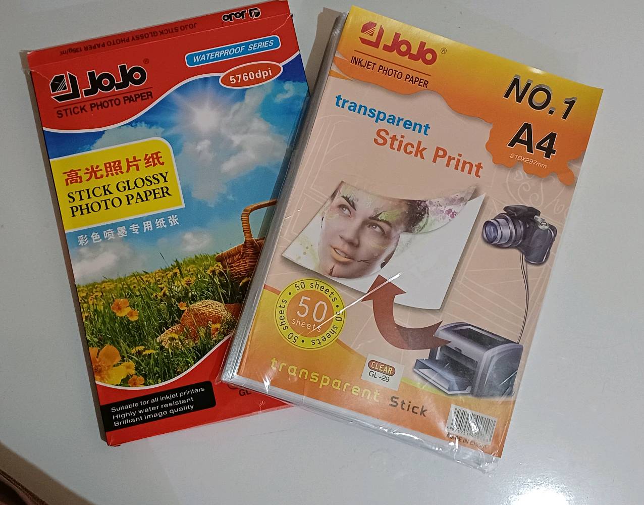 طابعة BRPTHER DCP-T536DW 
طباعة من الموبايل مباشرة  و بالبيت و بدون واي فاي الطابعة بيها واي فاي خاص بيها مجرد تدخل الرمز و تزه فقط. 
طابعة نضيفة و مرتبه ممستخدما ألا اسبوع مع غراض و حبر معباية كامل اضافة الى حبر اضافي 
يجيك وياها 
سبايرول عدد ١٠٠  
اطار A4 عدد ٩ 
ورق فوتو a5 +١٥٠ ورقة 
ورق فوتو a6 بند و نص  البوم a6 عدد ٤ 100 ورقة 
 البوم ورق a4 عدد ١ 100 ورقة 
بند ورق ستيكر شفاش 
بند ورق ستيكر ابيض لامع 
ورق فوتو وجهين a4 180g  بندين  
قطاعة 
ثاقبة معاملات 
قطاعة دائرية 
سكويشة
وين موقعك بالضبط بالعراق؟ وأكو تسليم يد بيد أو توصيل؟: 
النجف الحيدرية 
شنو سعر الطابعة والمجموعة كاملة، وإذا أكو قابلية للمساومة شكد؟: 
300.000
الطابعة بعدّها عليها ضمان/كفالة أو فاتورة شراء؟ وإذا لا، شكد مدة استخدامها بالضبط؟: 
مستخدمها اسبوعين و شغل خفيف 
هل كل الوظائف شغّالة 100% مثل السكنر، الطباعة الملونة، الطباعة على الوجهين، والواي فاي؟: 
100%
إذا المشتري يريد ياخذ بس الطابعة أو وياها بعض الملحقات، تبيعونها مفرد لو فقط كاملة؟: 
ابيعها كاملة هيَّ و ملحقاتها و بسعر جوة السوك كذلك شلعة وحده 