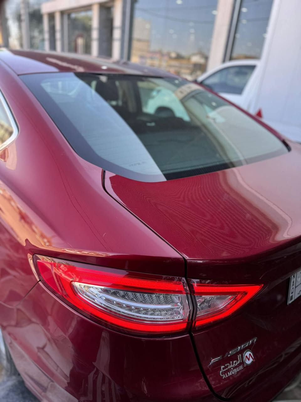 فيوجن موديل 18 خليجي
هايبرد محرك 2000 ماشية 110 الف كيلو 
صور السونار موجودة 
السعر 135 
مكان السيارة الفلوجة / معرض المبدع.
التواصل على الرقم ***********
