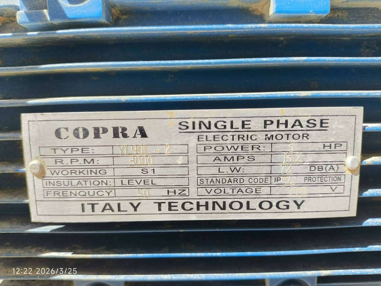 ماطور كهربائي ٣ حصان ٣٠٠٠ دوره سنكل جديد استخدام شهر او اقل نوعيه اصليه سعره ٢٠٠ الرميثه


**إذا كنت صاحب هذا الإعلان وتريد حذفه لأي سبب، رجاءا أرسل رسالة إلى الدعم الفني**