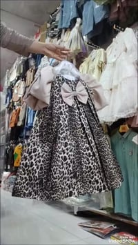 فستان بنات • ٢-٥ سنة • خام ثقيل أصلي