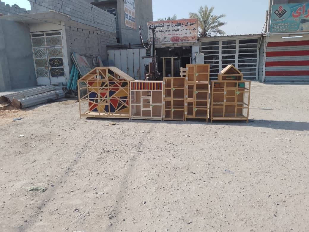 بعون الله تم افتتاح معرض الاصدقاء لنجاره القفاص بئنواعها والقنفات والجرابي  والمحميات الكبيرة والصغيرة ب دارة ابو حسين.
للاستفسار الاتصال برقم *********** 
بعون الله تم افتتاح معرض الاصدقاء لنجاره القفاص بئنواعها والقنفات والجرابي  والمحميات الكبيرة والصغيرة ب دارة ابو حسين.
