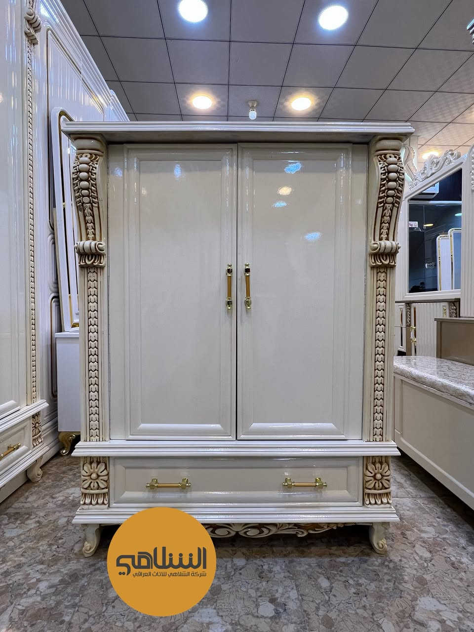 فخر النجارة العراقية 🇮🇶

موديل هنادي 

نجارة عراقية 100‎%‎ 

ضمن وجبة الدرجة الممتازة 

ضمن وجبة الاصباغ البوية 

السعر 3 ملايين و800 الف فقط

غرفة 6 ابواب طابقين محلق 

تتكون من 10 قطع

ارتفاع الكنتور 272سم

عرض الكنتور 344سم

عرض الكنتور مع زاوية ضلع واحد 464سم

السرير بلوك بورد الماني 

طابورية جلوس اضافية 

شركة الشلاهي للأثاث العراقي 

العنوان محافظة واسط قضاء العزيزية قرب كراج بغداد 

خدمة التوصيل والشد مجاناً الى جميع محافظات 
العراق

خدمة استبدال الغرف القديمة بالجديدة مع الاتفاق على الفرق 

خدمة الصيانة ما بعد البيع لمدة سنتين مجاناً 

***********

***********
