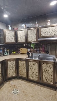 كاونتر ١٢٠سم • ملحق ١٩٠سم • ساحبة دهون